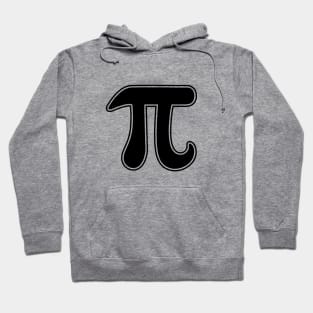 Black and white pi sign Hoodie